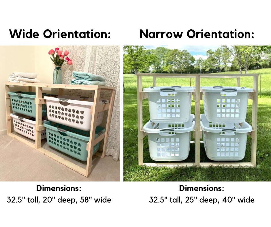 4+ Laundry Basket Holder