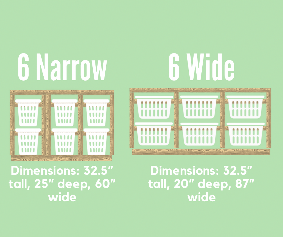 4+ Laundry Basket Holder