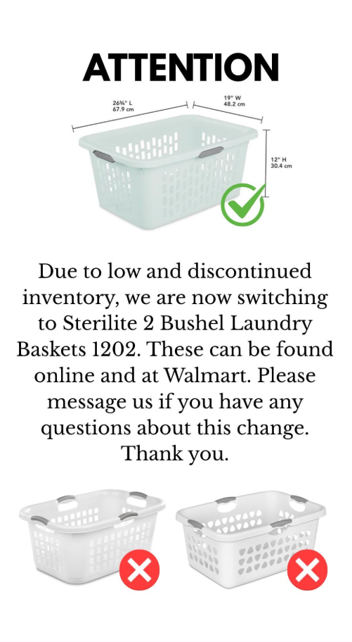 4 Tier Laundry Basket Holder (2 Bushel)