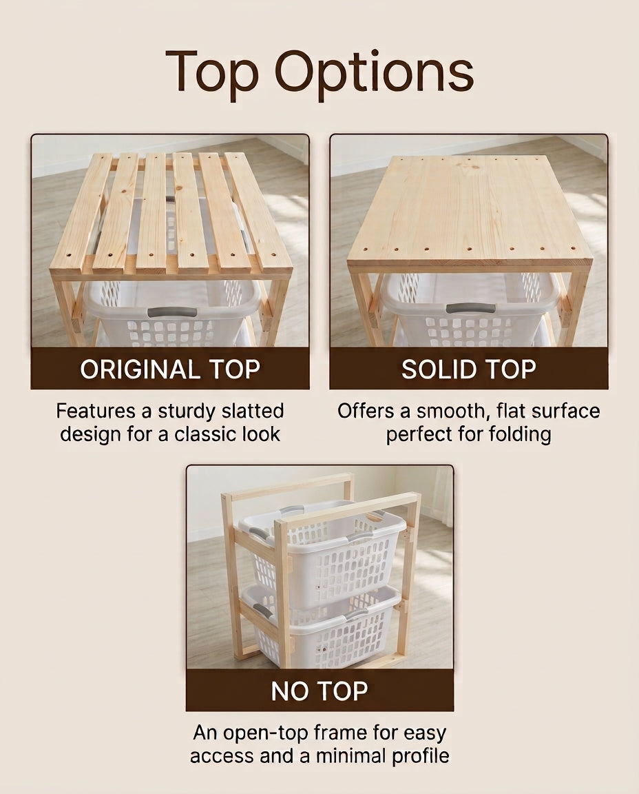 3 Tier Laundry Basket Holder (2 Bushel)
