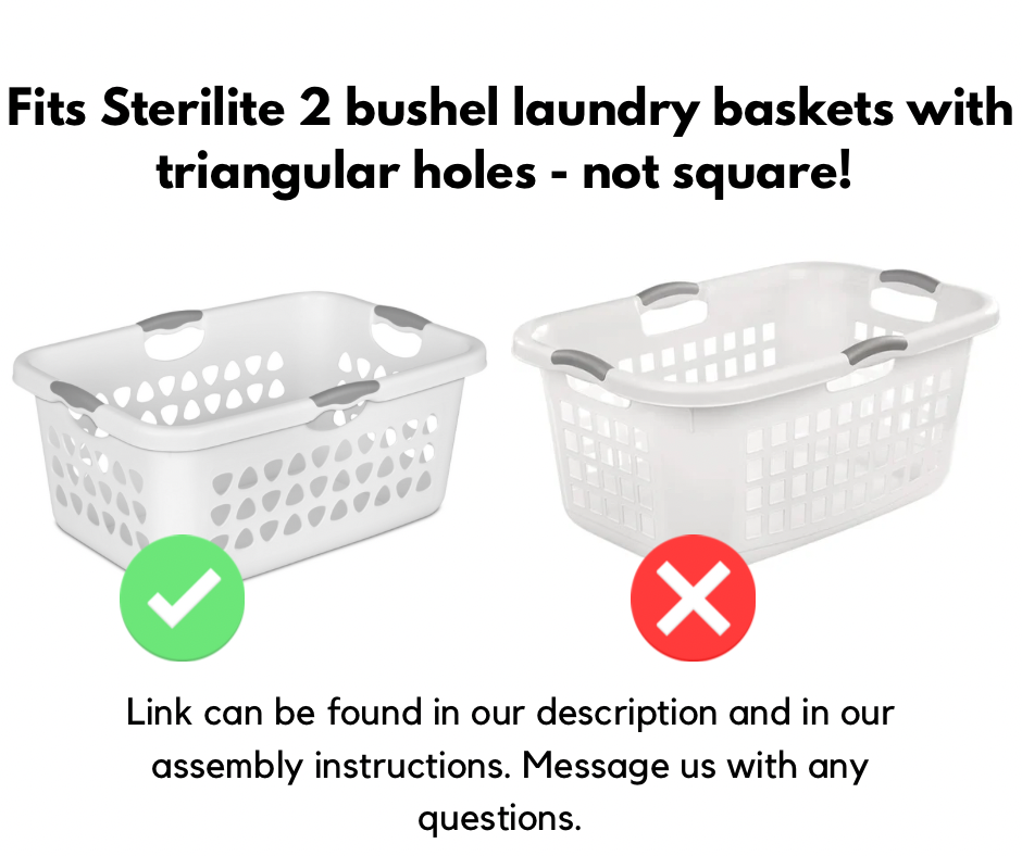 8 Tier Laundry Basket Holder (2 Bushel)