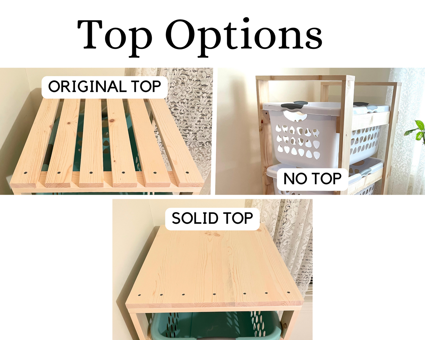 3 Tier Laundry Basket Holder (2 Bushel)