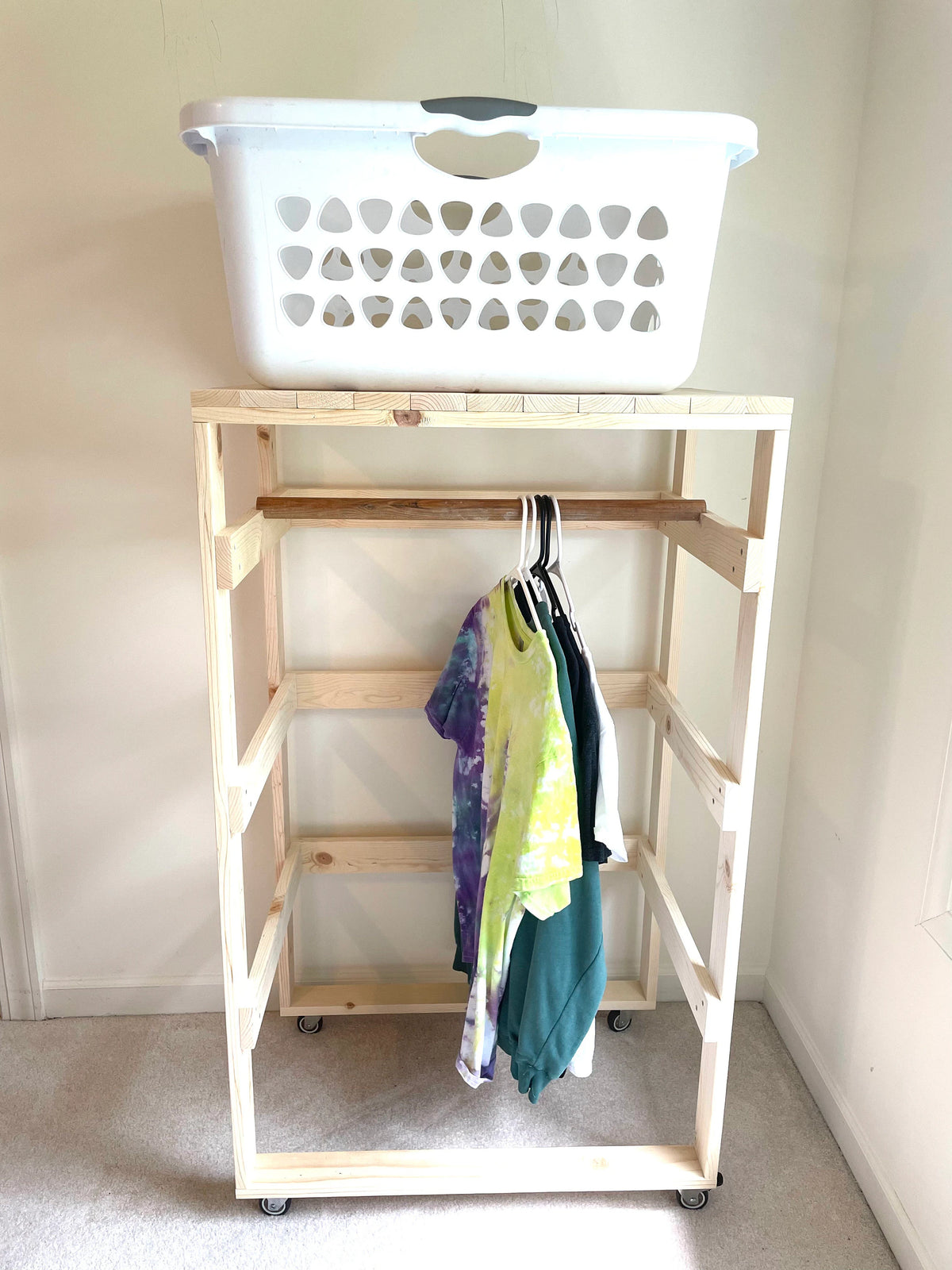 Multi-Purpose Laundry Basket Holder - 3 Tier (2 Bushel) – Smith and Son ...