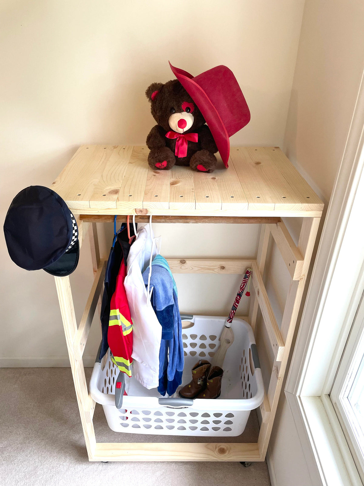 Multi-Purpose Laundry Basket Holder - 3 Tier (2 Bushel) – Smith and Son ...