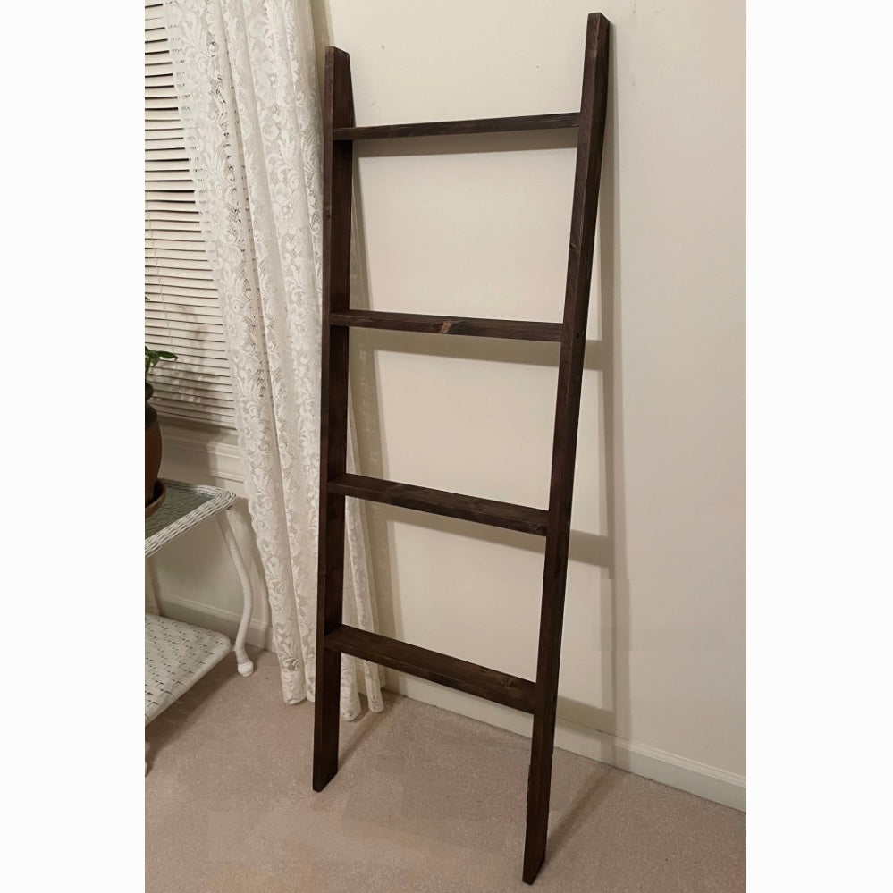 Blanket ladder with online shelves